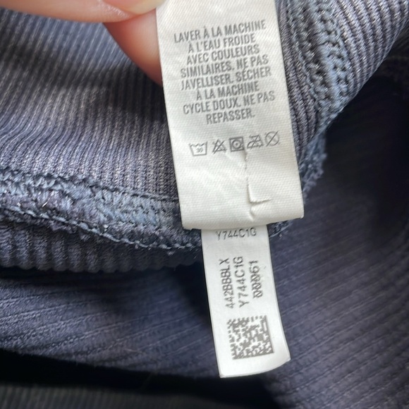 SzM Offline by aerie Charcoal Grey Ribbed HR Leggings in VVGUC - Picture 6 of 6